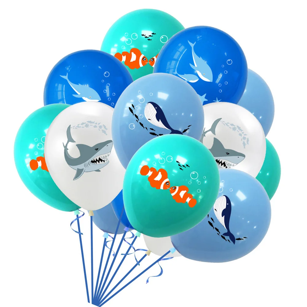 1 Набор из 16 шт. 12 дюймов Акула Кит дельфин с изображениями мультфильма В поисках