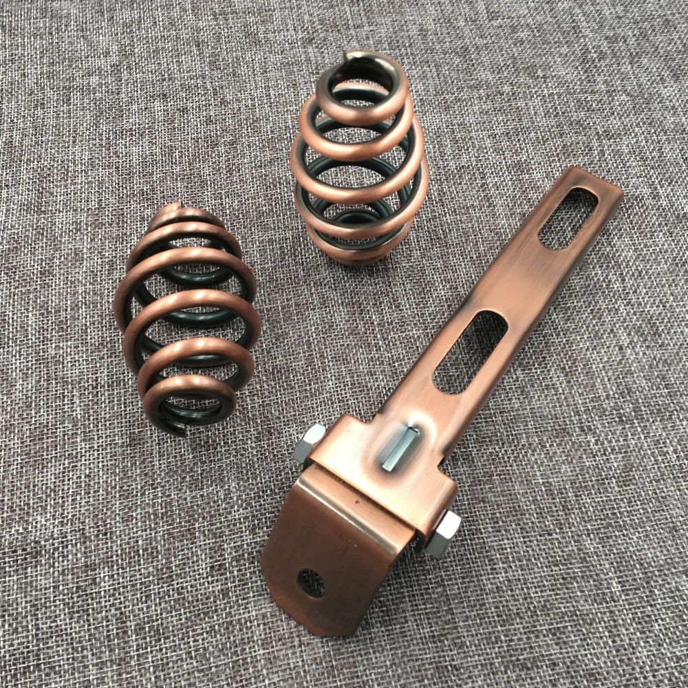 Набор медных кронштейнов для цилиндра сиденья мотоцикла 3 дюйма бронзовый