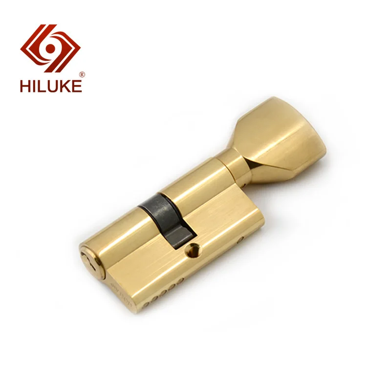 60 мм латунный цилиндр с кнопкой однорычажный стиль европейский стандарт замок на