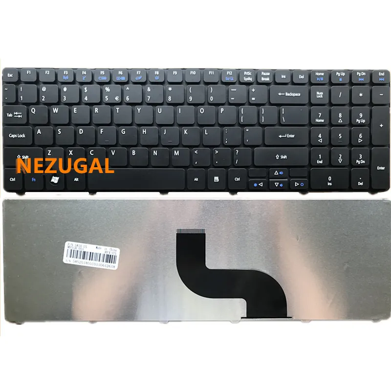 Клавиатура для ноутбука Packard Bell NEW90 NEW95 P5WS6 PEW72 PEW76 PEW91 серии сменная черный - купить