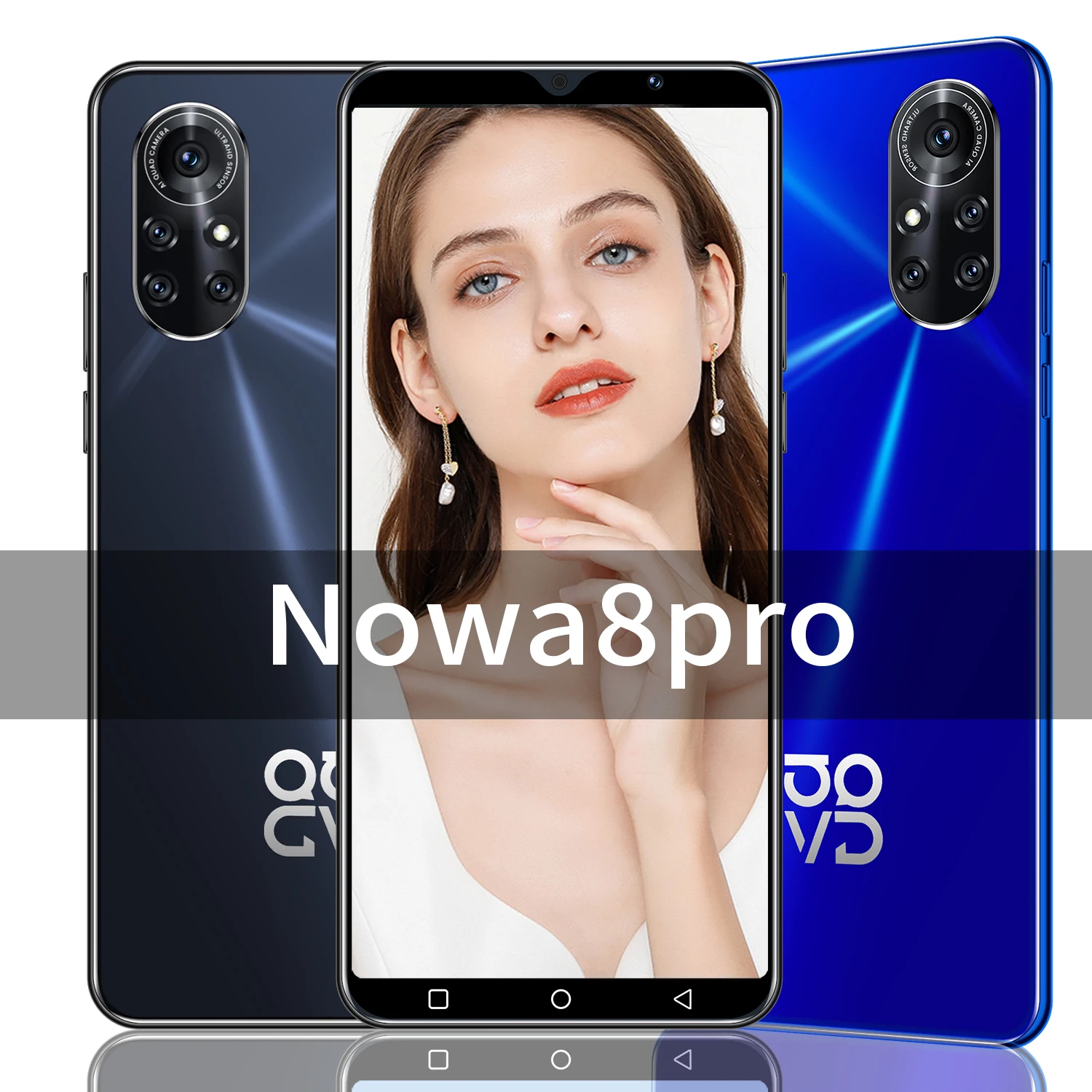 

Nowa 8 Pro 4G 5G Undefined 12GB RAM 512GB ROM Global Version HUAWE Smartphones Network Deca Core 32MP HD 6.0 Inch Mobile Phone