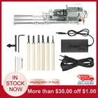 Токарный мини-станок с ЧПУ, набор вращающихся инструментов для шлифовки и полировки бусин, 100 Вт