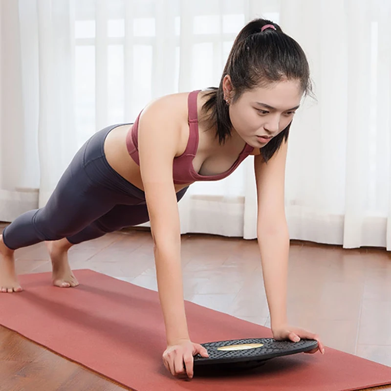 Тренажер для фитнеса Wobble с вращением на 360 градусов Круглый массажный диск