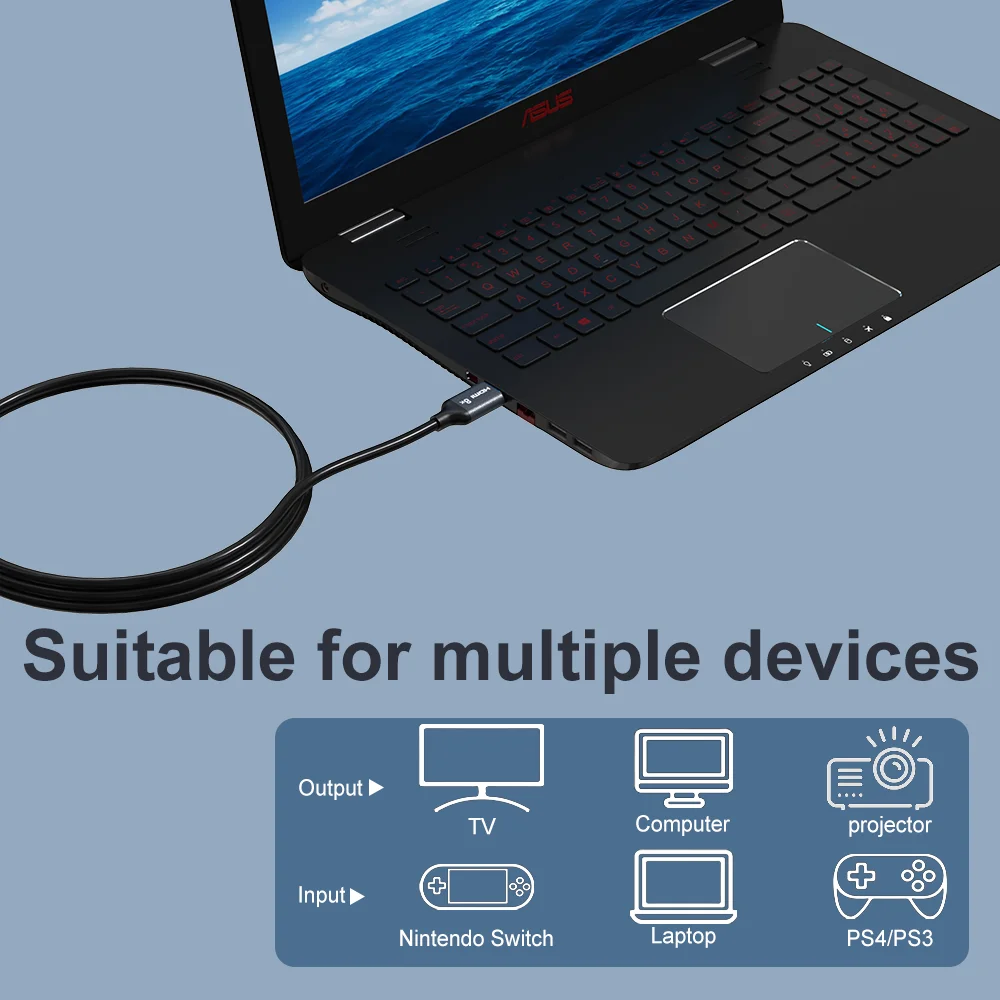Кабель HDMI 2 1 8K 60 Гц HDR 48 Гбит/с Ультра скоростной 4K 120 кабель для монитора проектора