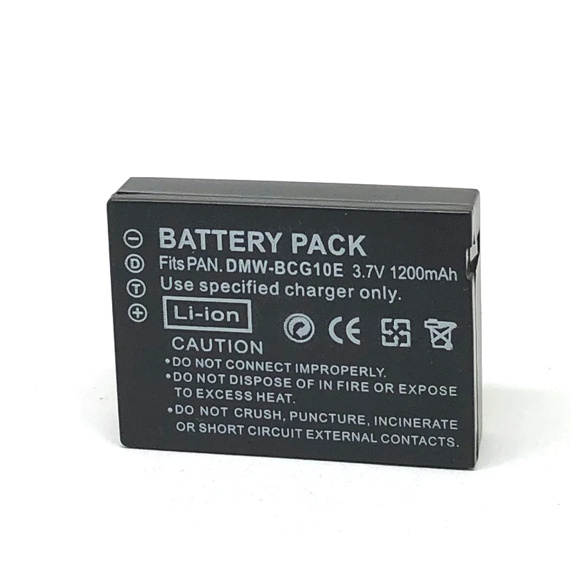 

DMW-BCG10 DMW BCG10 E BCG10PP BP-DC7 Battery For Panasonic Lumix DMC-3D1 TZ6 TZ7 TZ8 TZ10 TZ18 TZ19 TZ20 TZ25 TZ30 TZ35 ZX1 ZX3