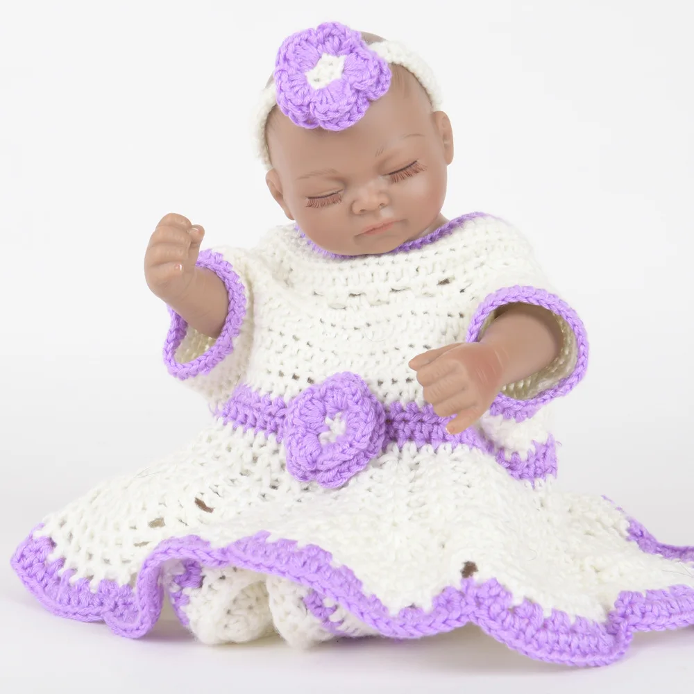 Полностью виниловые Мягкие силиконовые куклы 28 см 10 дюймов игрушки для