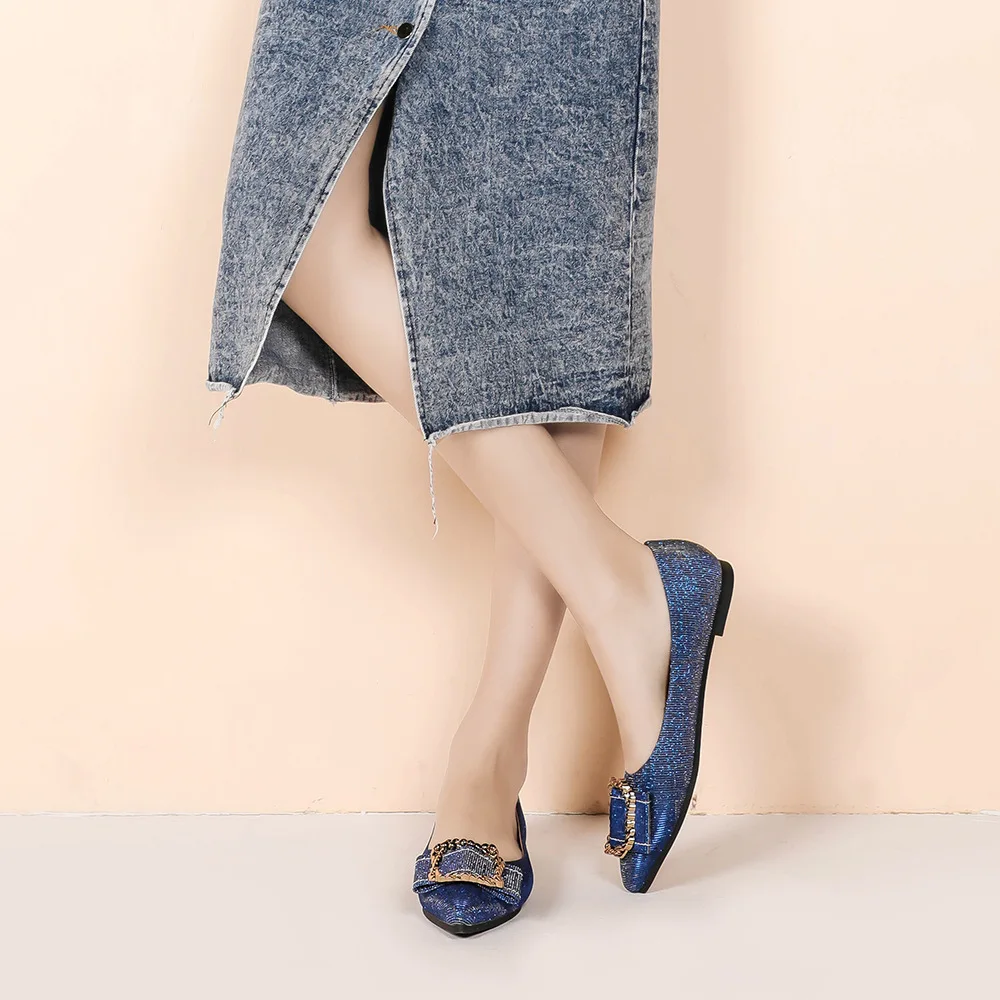 Женская обувь на плоской подошве с острым носком повседневные лоферы квадратной