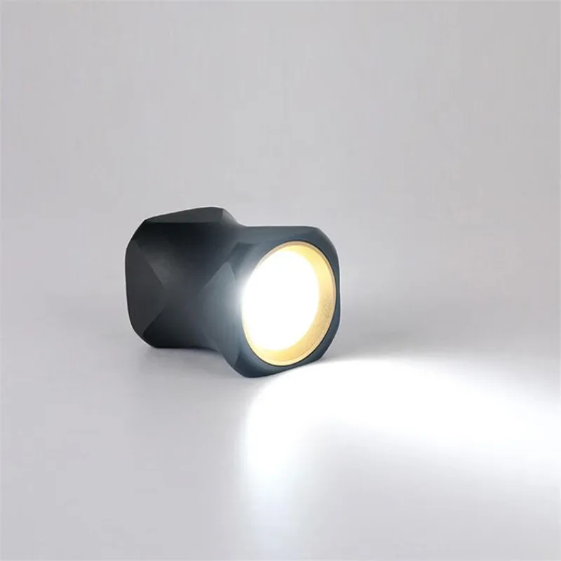 Новый модный скандинавский Черный Белый настенный потолочный светильник COB