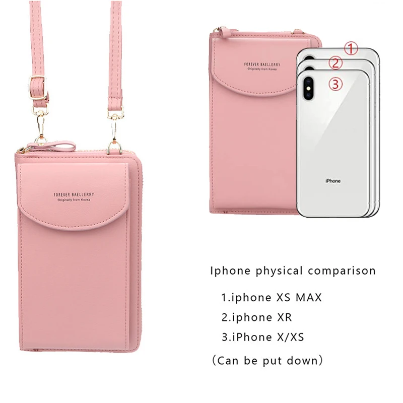 Baellerry Для женщин кошелек бренд мобильный телефон сумки большой с отделением для