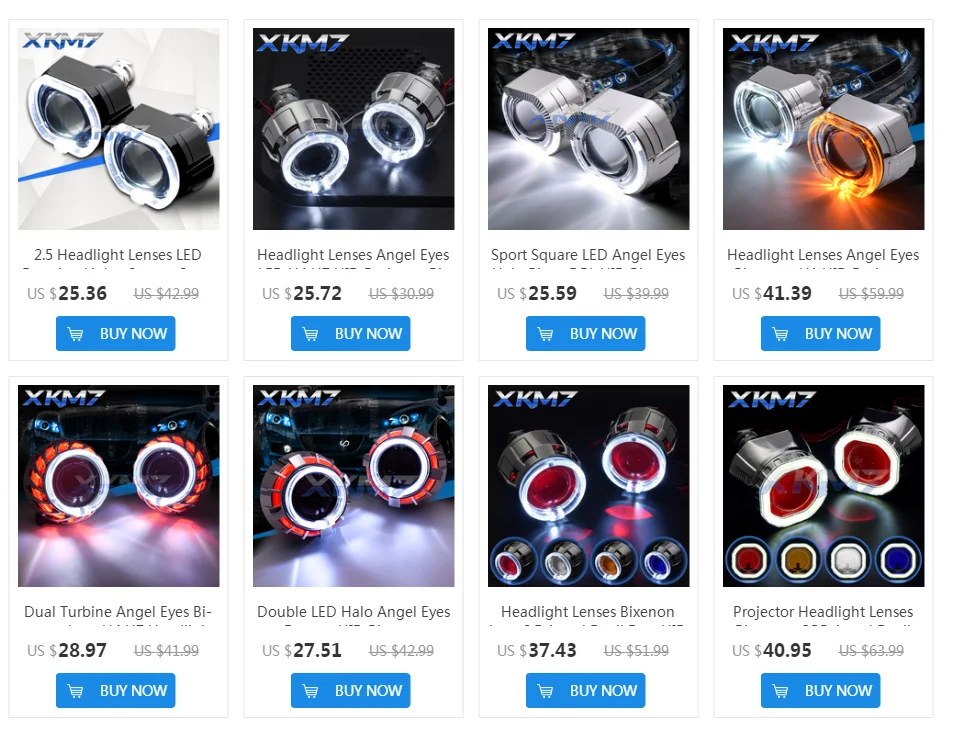 Линзы для фар Mini 2,0 angel eyes Bi-xenon объектив H1 HID проектор светодиодный Halo комплект для H4 H7 автомобильные фары аксессуары для модификации DIY