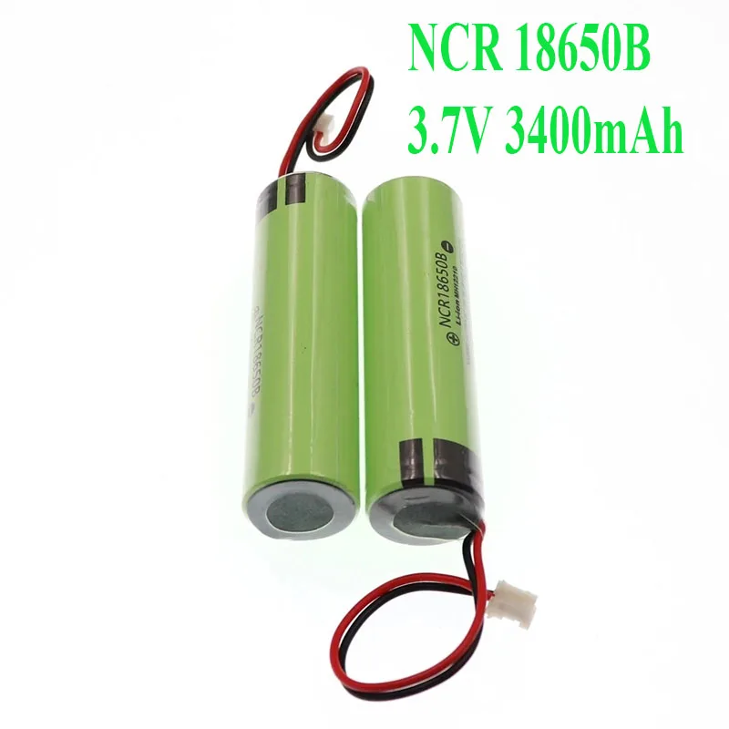 3400mah 100% Nieuwe Ncr плеер Bluetooth динамик батарея 2P Lead 18650B 3 7 V Li-Ion батареи только комплект 1