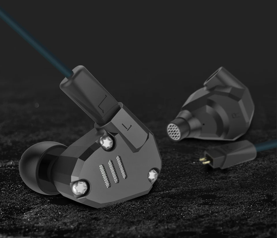 AK KZ ZS6 2DD+ 2BA гибридные наушники-вкладыши HIFI DJ Monito спортивные наушники для бега наушники-вкладыши гарнитура KZ AS10 ZST ZS10 AS16 ZS7