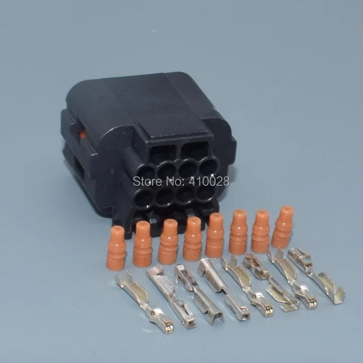 

shhworldsea 8pin 0.6mm auto wiring harness cable plastic for KIA harness plug waterprof connector HP285-08021