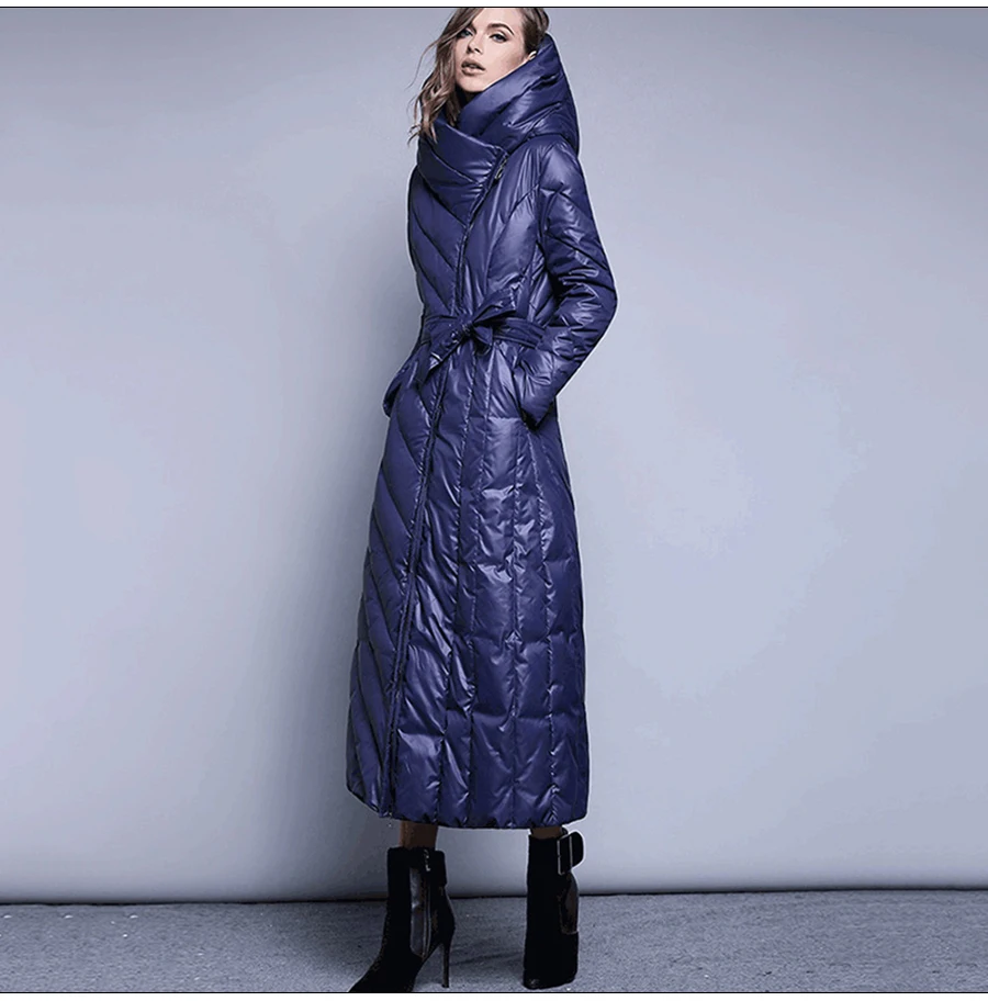 7XL Fashion White Duck Down Jacket Women New Thick Women Winter Bio Down Jackets Hooded Women Parkas Coat shigh quality
