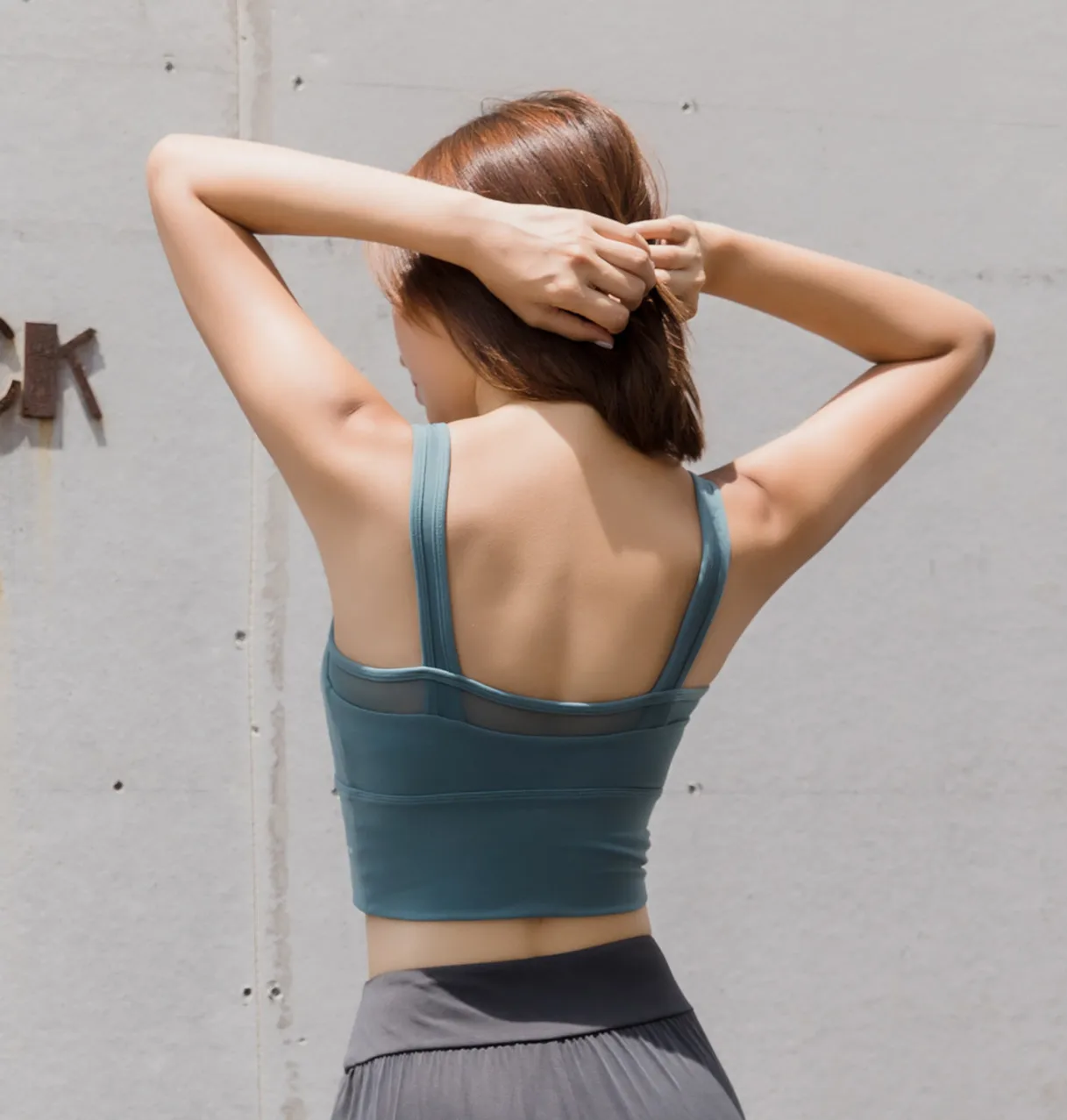 Женский спортивный бюстгальтер для бега тренажерного зала без косточек