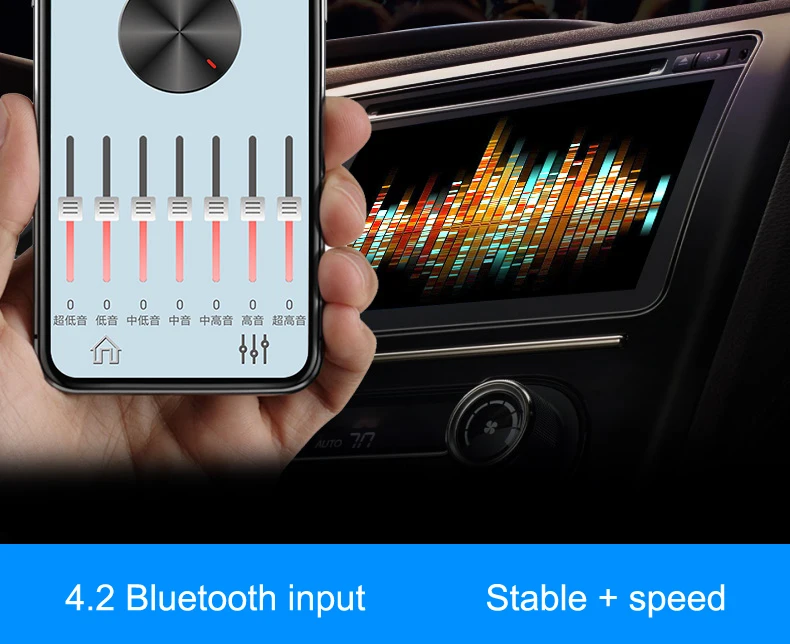 ROCKERA DSP звуковой процессор усилитель автомобиля стерео радио Bluetooth 4 канала 90 Вт* 4 класса D усилители с проводкой Хвостовая розетка