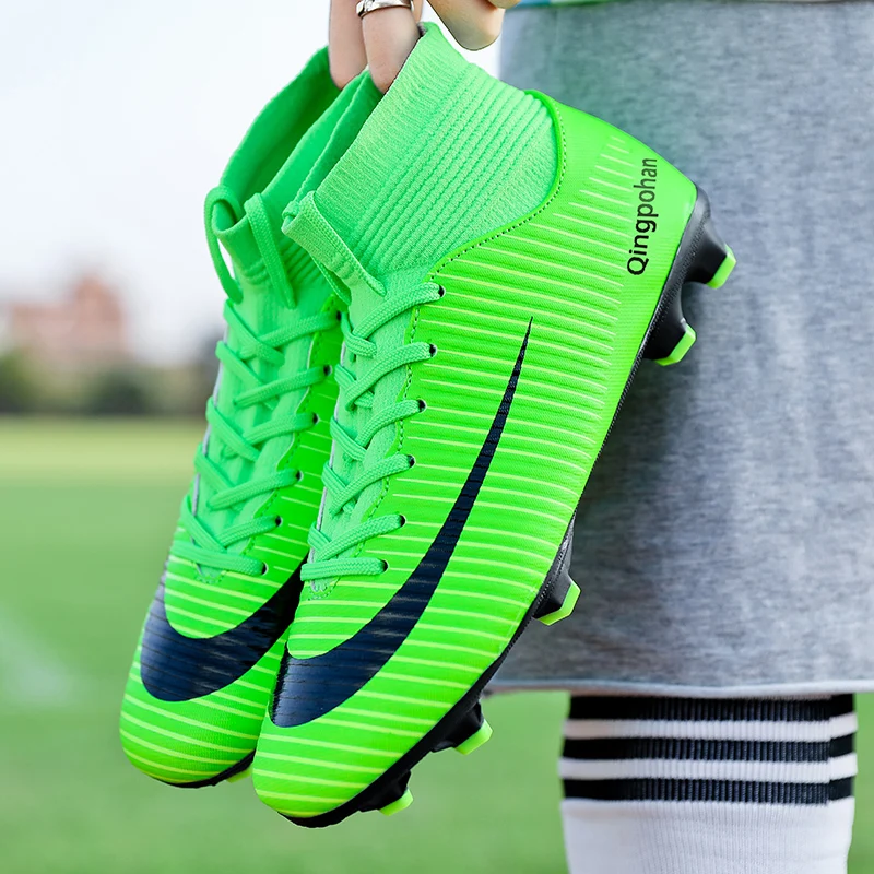 Youth Long Nails Flat Shoes Sneakers Plus Size High Training Football | Детская одежда и обувь