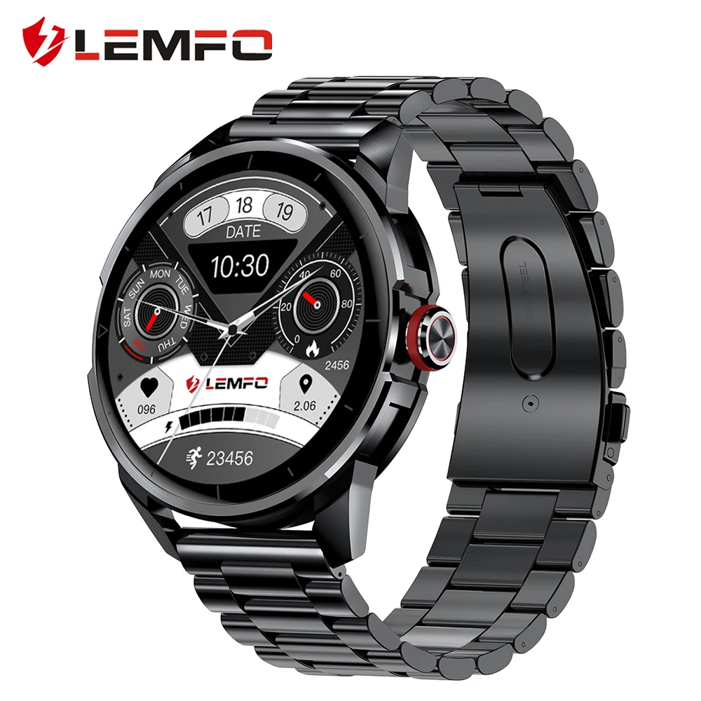 LEMFO LF26Pro Smartwatch Heart Rate Blood Pressure Monitoring Smart Watch Man IP68 Waterproof for Men 1.32 Inch 360*360 Screen
LEMFO LF26Pro Smartwatch Heart Rate Blood Pressure Monitoring Smart Watch Man IP68 Waterproof for Men 1.32 Inch 360*360 Screen