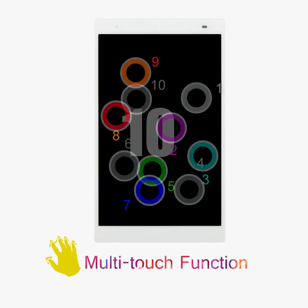 ЖК дисплей с дигитайзером на тачскрин 8 дюймов для Lenovo Tab 4 Plus 8704 TB 8704X полной