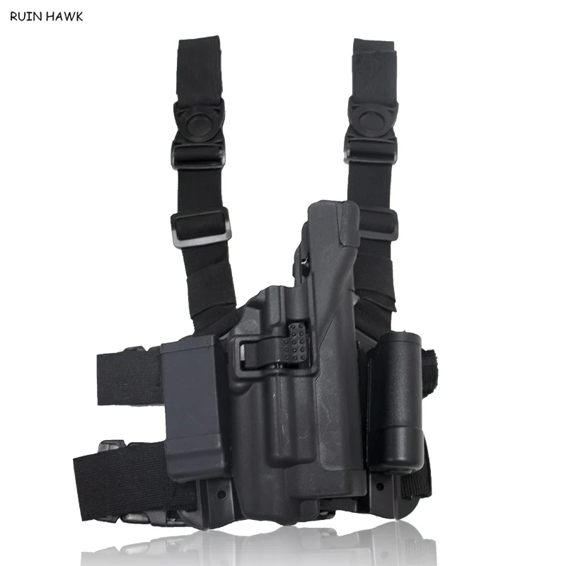

LV3 Glock Gun Leg Holster Tactical Pistol Case Light Bearing Military Airsoft Shooting Gun Holster For Glock 17 19 22 23 31 32