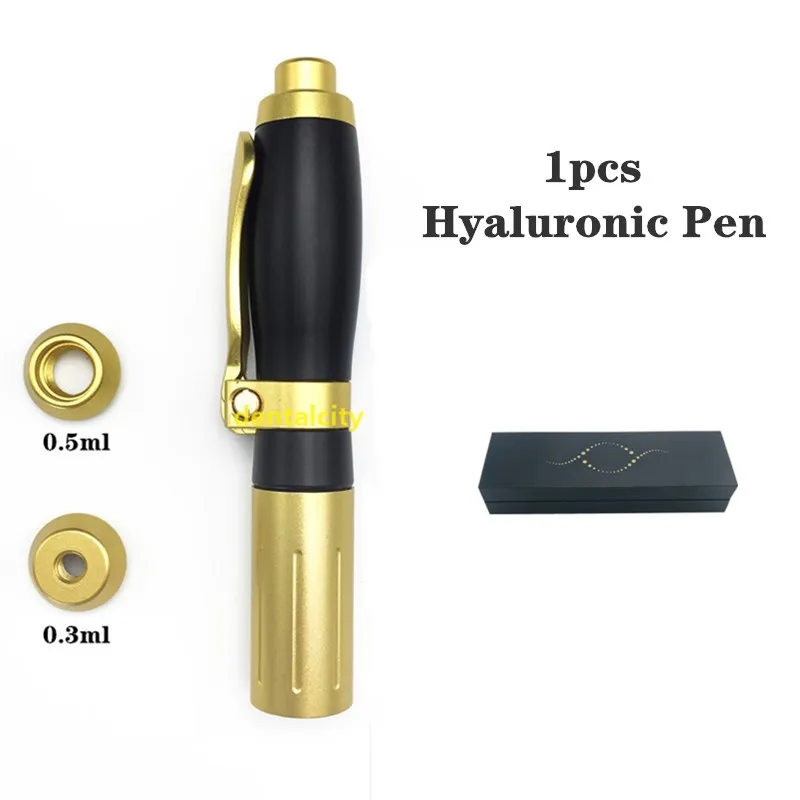 1pcs pen and box Красота кожи 2 в 1 гиалуроновая ручка 0,3 мл и 0,5 мл Гиалуроновая кислота ручка для наполнителя губ Филлер губ против морщин губ лифтинг - Color: 1pcs pen and box
