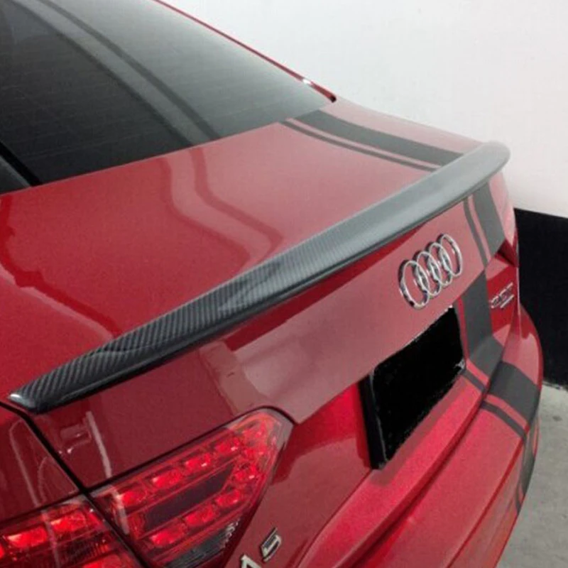 Модифицированный S образный спойлер для заднего багажника из углеродного