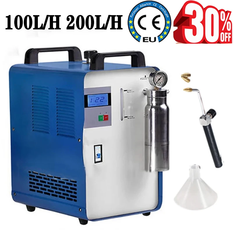 

200L/H Electric Oxygen Hydrogen Polishing grinding machine Acrylic Flame Polisher Machine HHO Generator 220V/110V