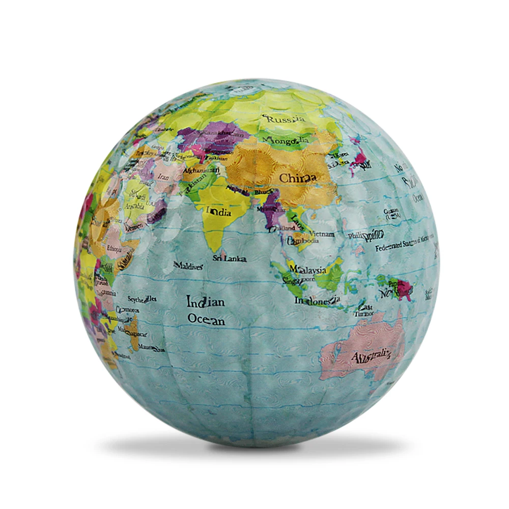 Бесплатная доставка 3 шт./лот шары карты Цветные мячи для гольфа тренировочные