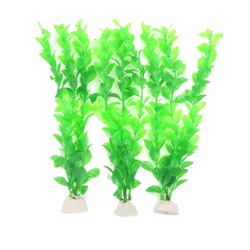 Искусственный водный для воды пластиковая зеленая трава завод подводные