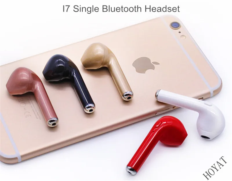 Мини наушники одно ухо i7 для телевизора беспроводные Bluetooth мини