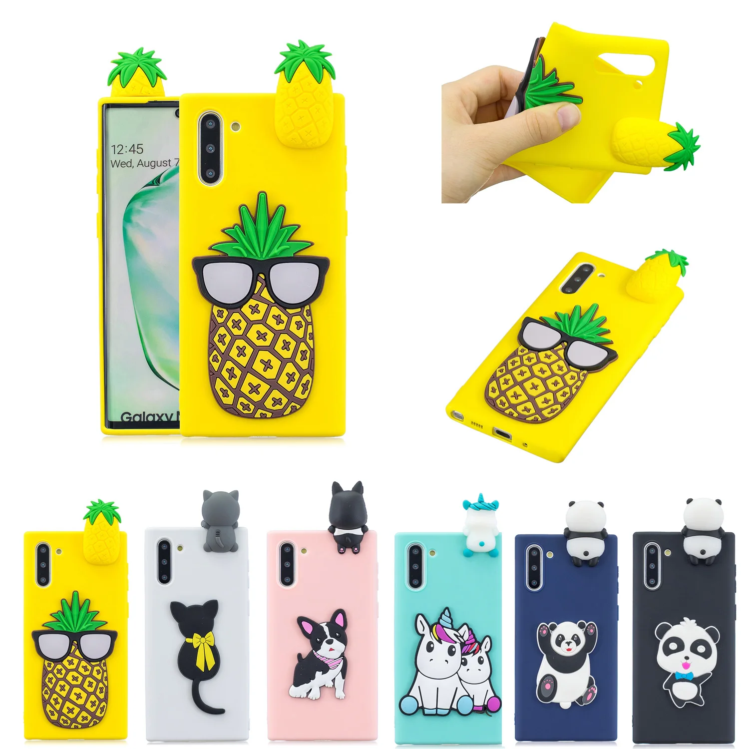 Забавный ананас чехол для телефона xiaomi redmi K30 K20pro note 8t 8a 7a 7 6 6a 5 go s2 F1 9SE 9T 10 A1 A2 3D
