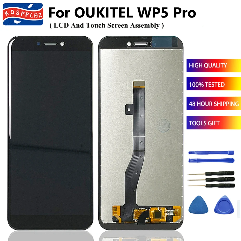 ЖК-дисплей и сенсорный экран в сборе KOSPPLHZ для OUKITEL WP5 Pro подходит только LCD-экрана