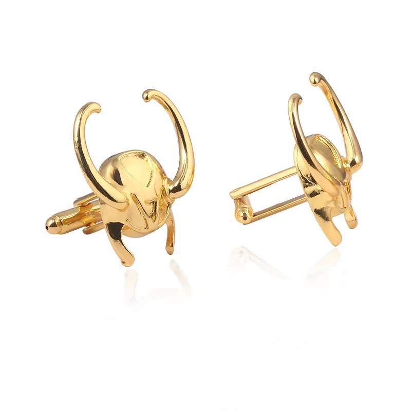 C63 SG 5 Style Movie Potter Cufflinks Time Turner Sorting Hat Golden Snitch HP Letter Tie Clips Avengers Superhero Jewelry - Окраска металла: C63