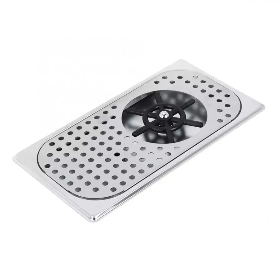 Стеклянный ополаскиватель Zerodis диаметр 201 стеклянный из нержавеющей стали для