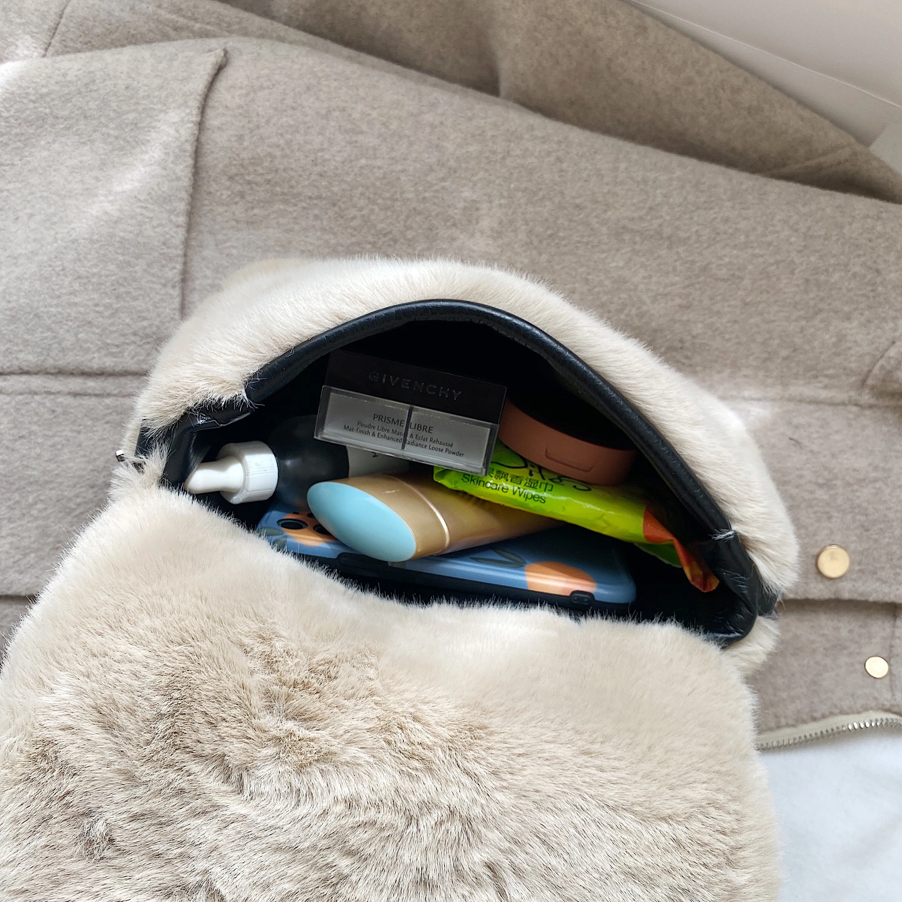 Зимняя новая сумка из искусственного кроличьего меха женские сумки через плечо с