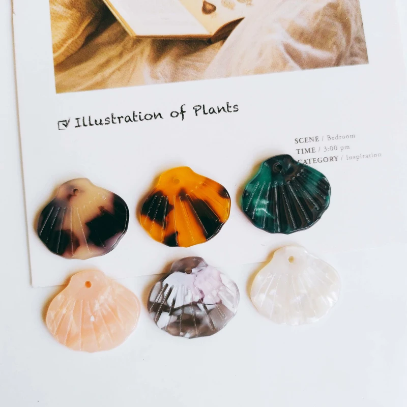 Вентилятор смола пластик уксусная кислота кулон серьги Diy материал ожерелье