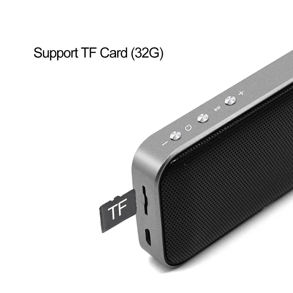 저렴한 AEC 휴대용 무선 블루투스 스피커 미니 스타일 포켓 크기 음악 사운드 상자 마이크 지원 TF 카드
