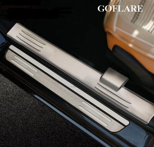 

Автомобильный Стайлинг для Suzuki Vitara аксессуары 2016 2017 stianless защита порога автомобильной двери предохранительная пластина крышка наклейки