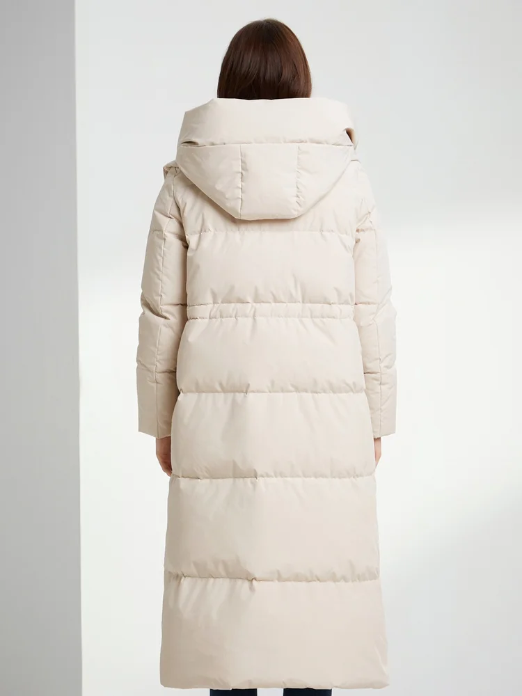 Женский пуховик BOSIDENG длинная пуховая парка новая модная зимняя одежда съемный