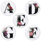 Изысканный Алфавит TAFREE 26 дюймов, зеркальная английская буква 121516182025303540 мм, стеклянные кабошоны с плоской задней поверхностью, ювелирные изделия для творчества LT123