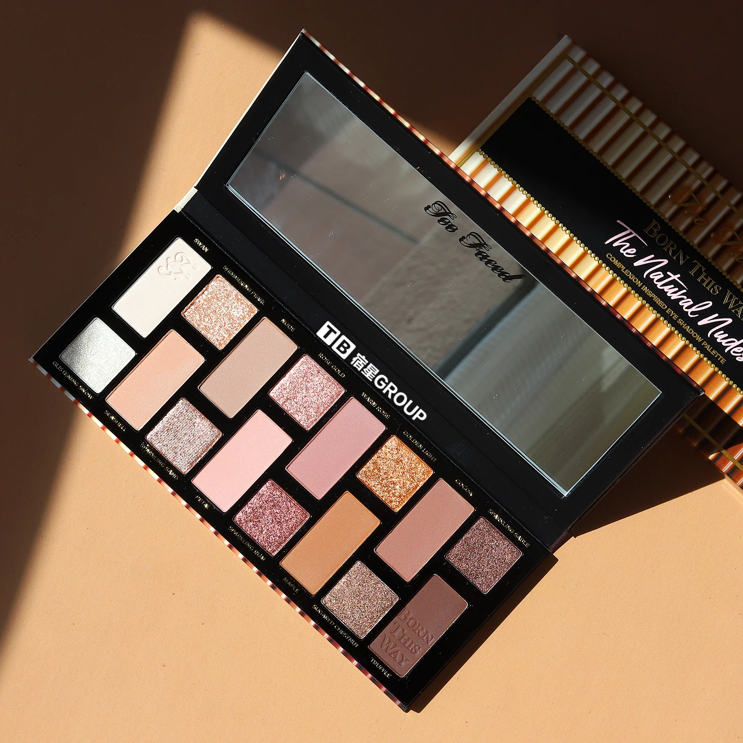 TT New Milk Tea-paleta de sombras de ojos, 16 colores, brillante-3