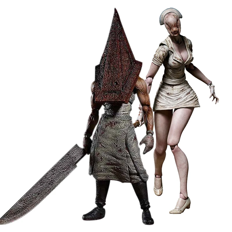 Figma SP055 Тихая Хилла 2 Красная фигурка пирамиды голова-пузырь медсестринская