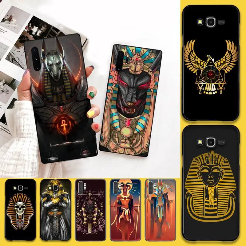 Чехол для телефона с принтом Египта Анубис Анкх Фараона Samsung Galaxy Note20 ultra 7 8 9 10 Plus lite