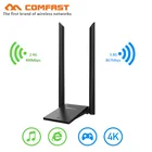 Comfast USB 3.0 беспроводной Wifi адаптер двухдиапазонный 2,4 + 5 ГГц 1300 Мбитс 802,11 abngac wifi сетевая карта с 2 * 6dbi Wi-fi антенной