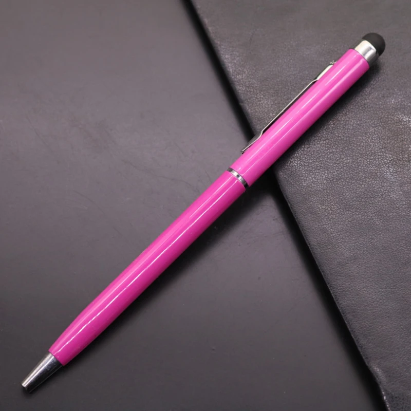 

1PC Universal Dual-Use Stylus Touch Capacitive Pen Useful Touch Screen Stylus Pen+Ballpoint Pen For IPhone Tablet Smartphone