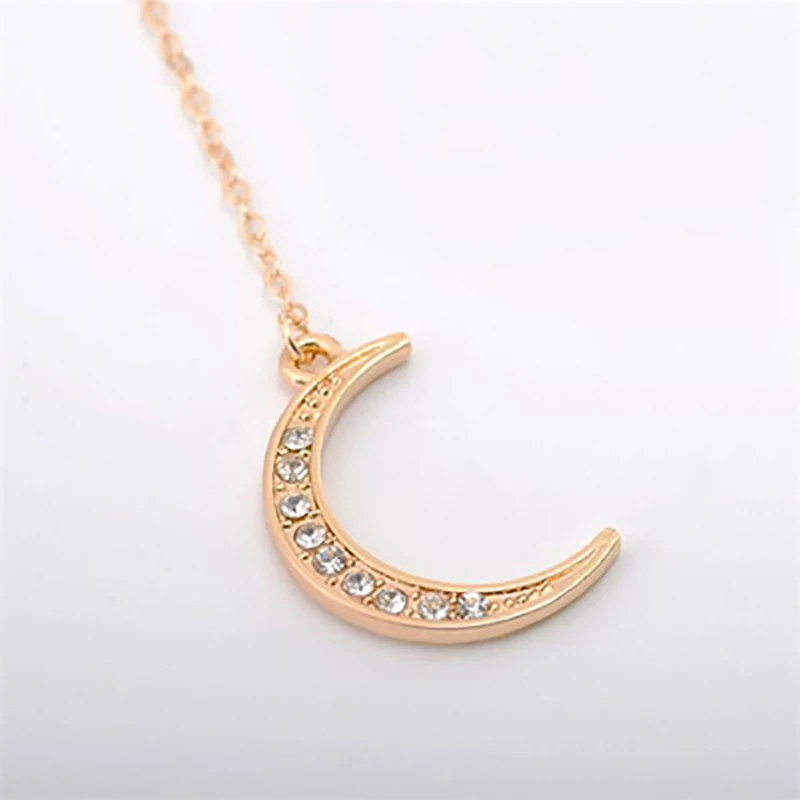 Новая мода креативный Кулон Луна открытый колье ожерелье для женщин Элегантная