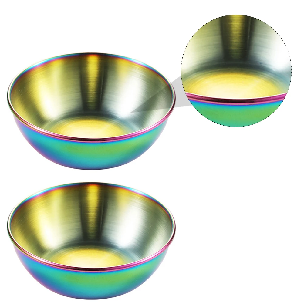 2pcs Appetizer Serving Tray Simple Sauce Dishes Miniature Spice Dish Plate | Дом и сад