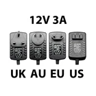 Универсальный адаптер питания для светодиодных лент, 100-240 В переменного тока, 12 В, 3 А