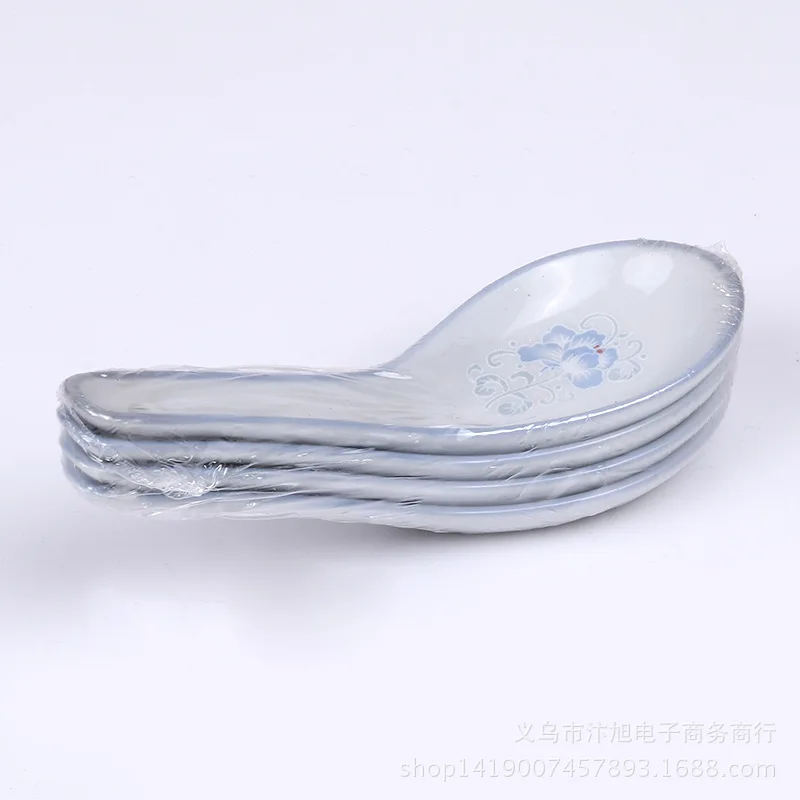 Керамическая ложка в китайском стиле для риса кухонная посуда 10 шт./лот | Дом и сад