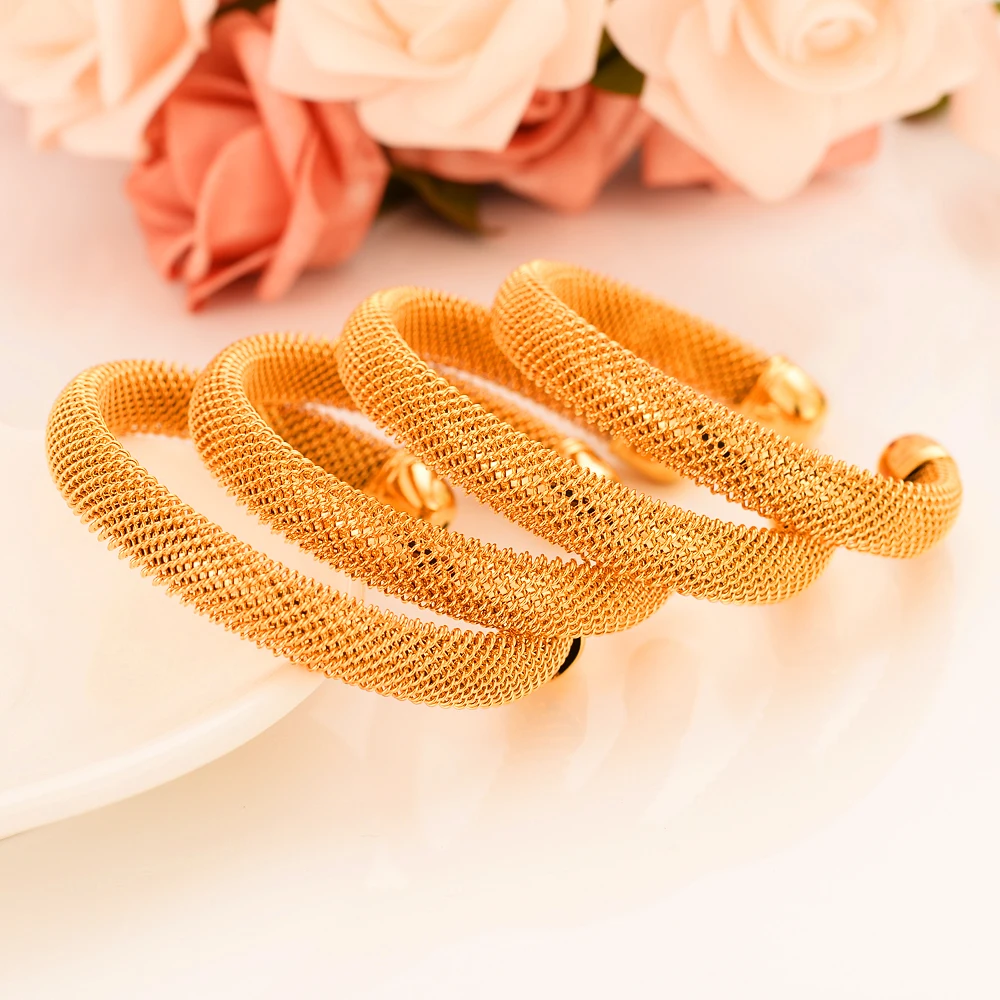 4 шт. женские и мужские браслеты золотого цвета | Украшения аксессуары